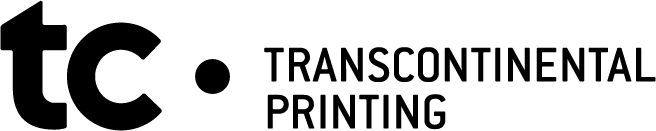 logo tc transcontinental printing black