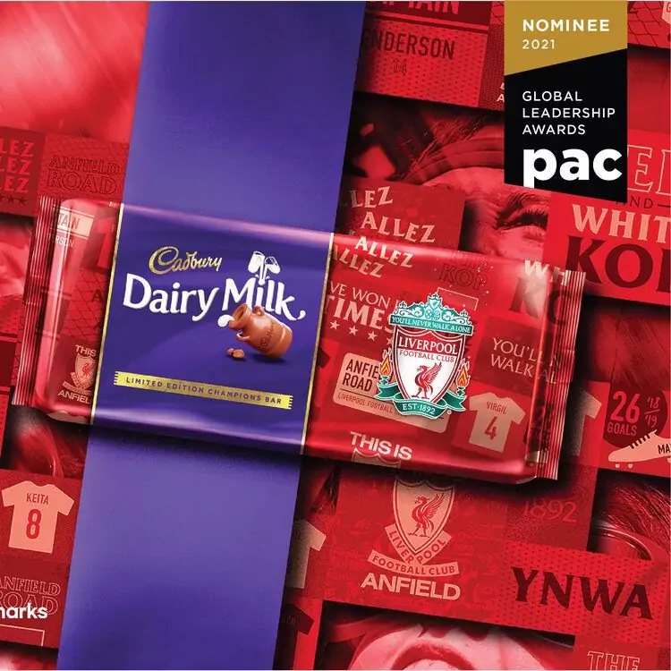 PAC Global Awards 2021 Nominee CadburyDairyMilks marks