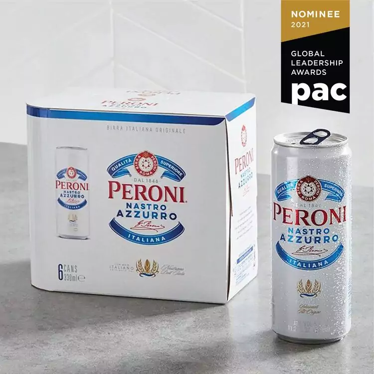 PAC Global Awards 2021 Nominee Peroni PackInt