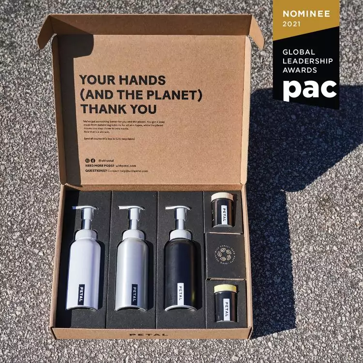 PAC Global Awards 2021 Nominee PetalSoap TriviumPack