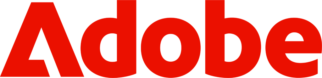 Adobe Wordmark RGB Red